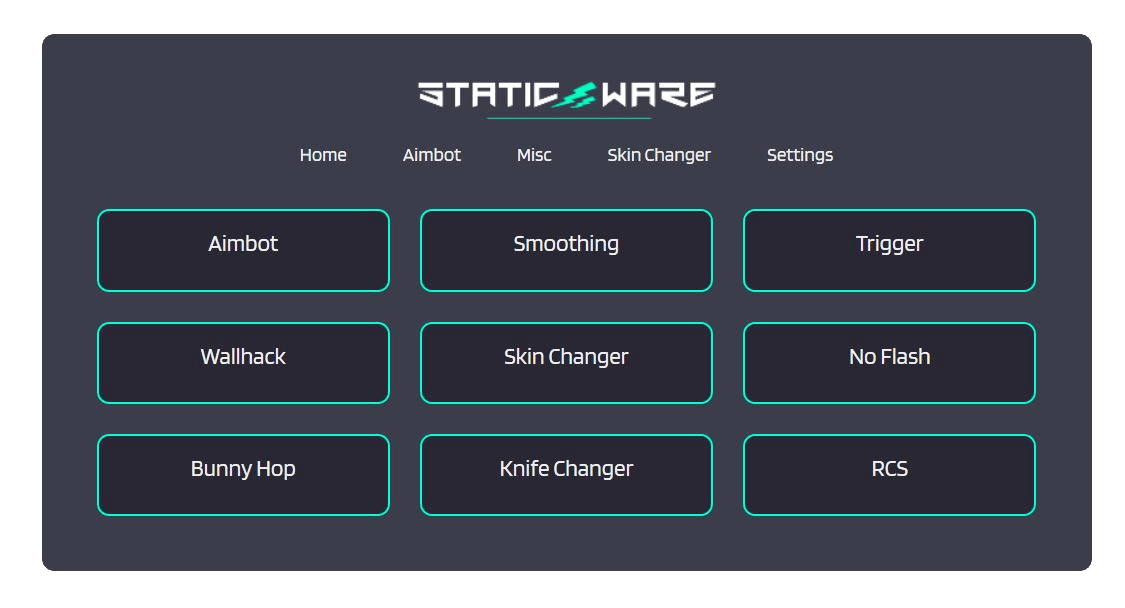 static-ware cheat menu large